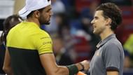 Berrettini (left) and Thiem